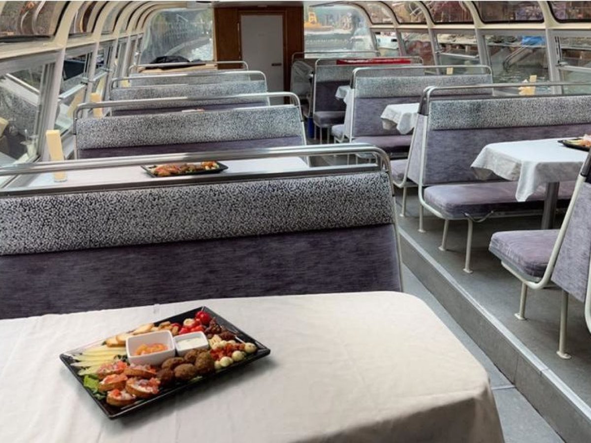 a table topped with lots of furniture