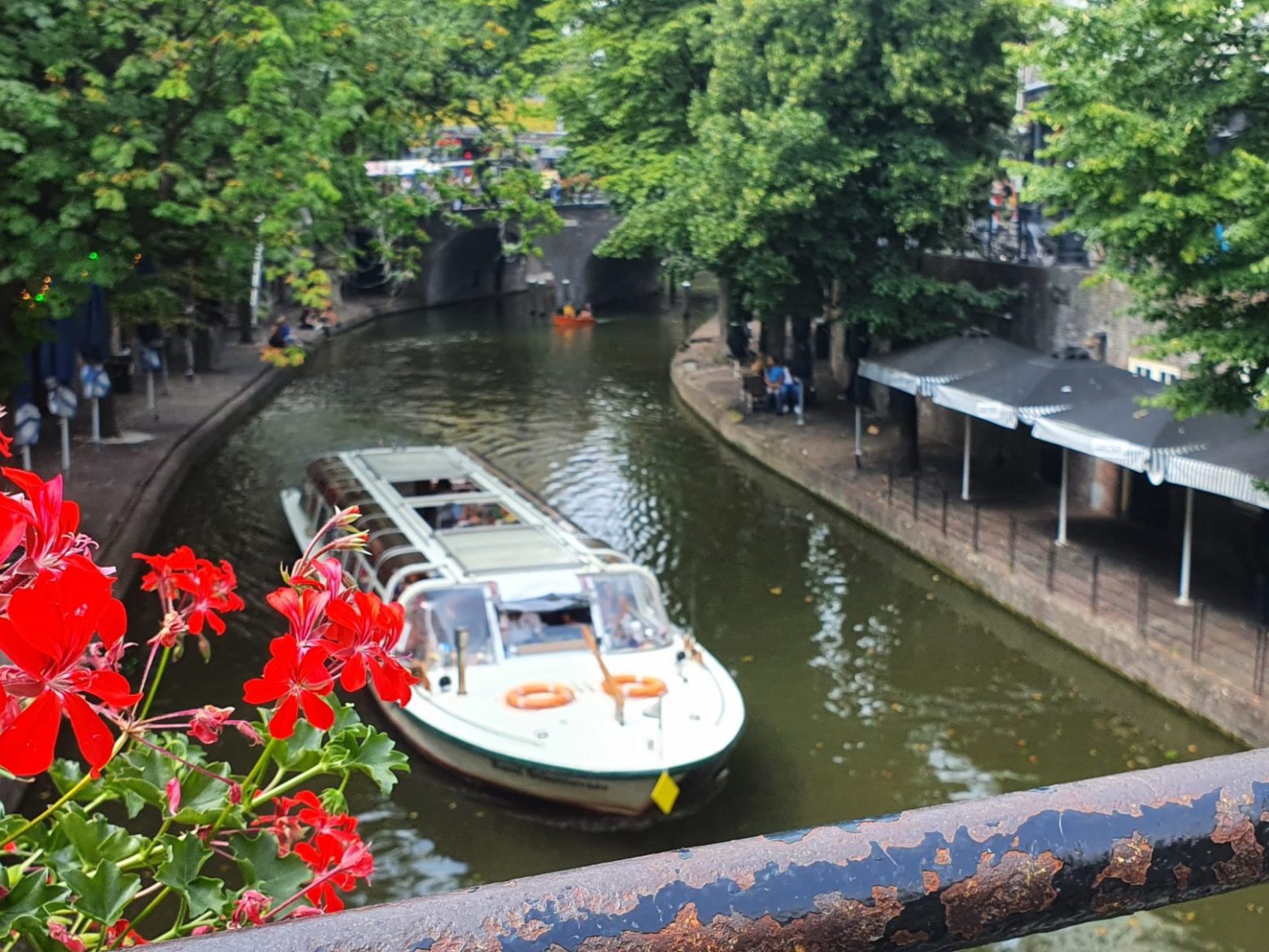 a boat that is floating in the water