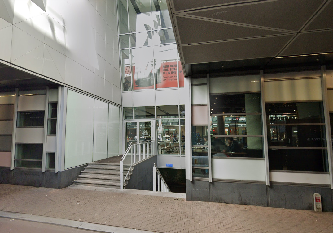 a store inside of a building