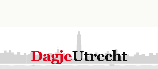 Dagje Utrecht logo with city skyline silhouette and tower.